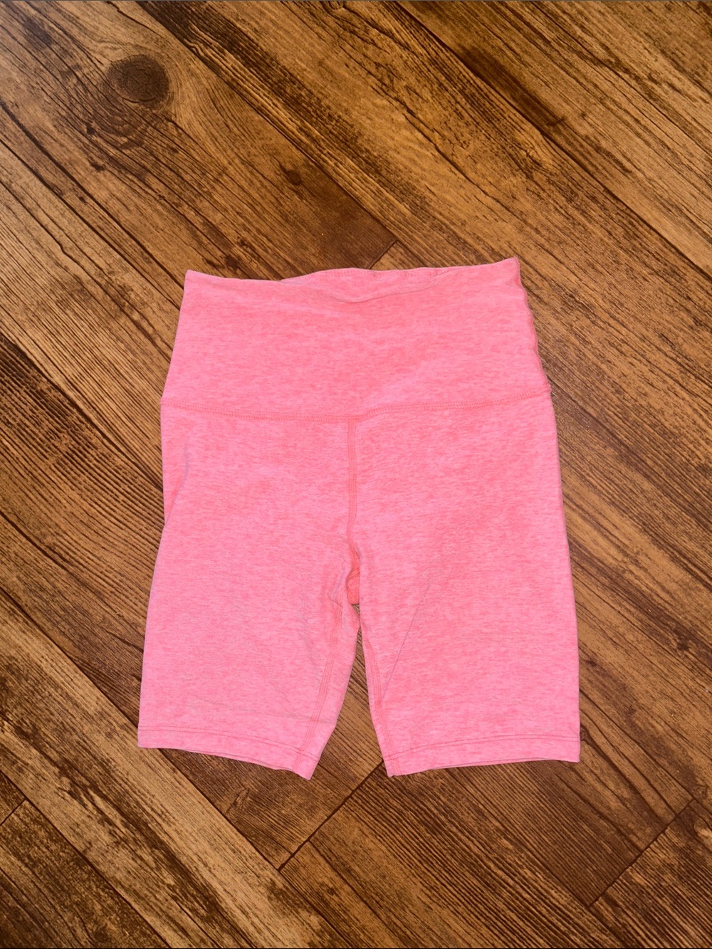 Beyond yoga High-Waist Pink Women’s Bike Shorts